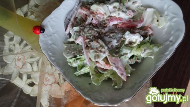 Sałatka z siemieniem lnianym Sałatka z siemieniem lnianym