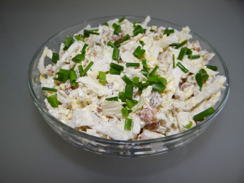 Sałatka z siemieniem lnianym 