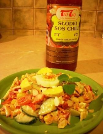 Sałatka z sosem Tao Tao