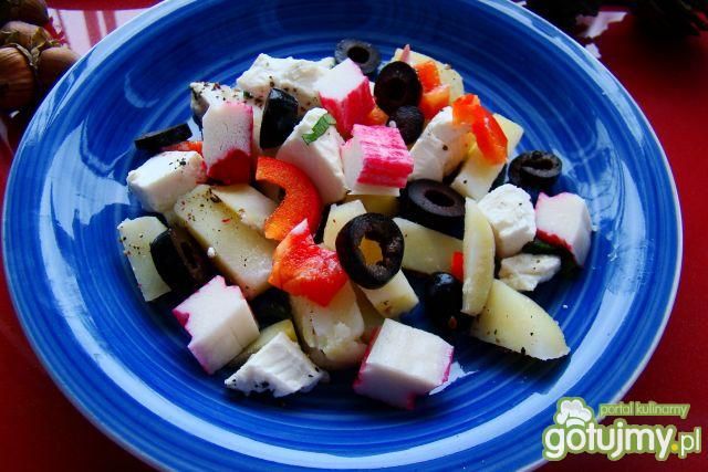 Sałatka z surimi i ziemniakami Sałatka z surimi i ziemniakami