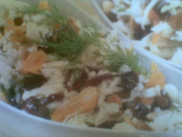 sałatka z suszonymi owocami sałatka z suszonymi owocami