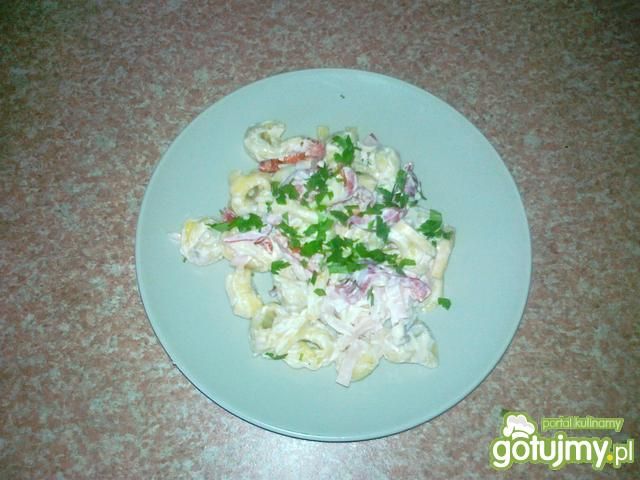 sałatka z tortellini z majonezem  sałatka z tortellini z majonezem