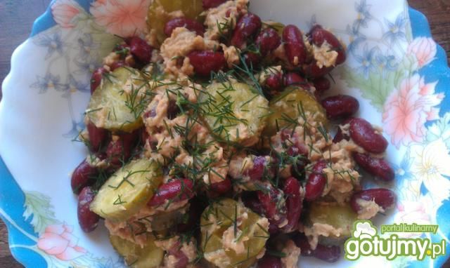 Sałatka z tuńczyka i czerwonej fasoli Sałatka z tuńczyka i czerwonej fasoli