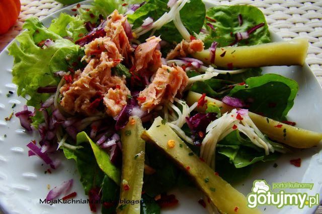 Sałatka z tuńczykiem i selerem 