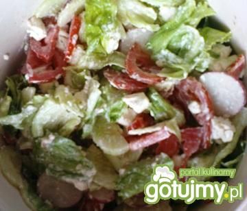 Sałatka z twarożkiem 2 Sałatka z twarożkiem 2