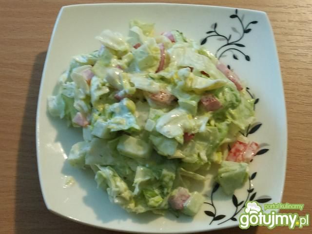 Sałatka z warzywami i tzatziki