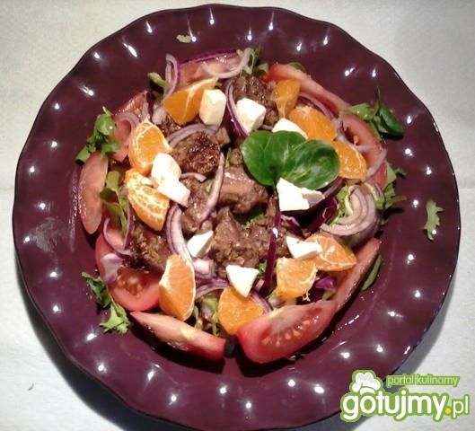 Sałatka z wątróbką 3