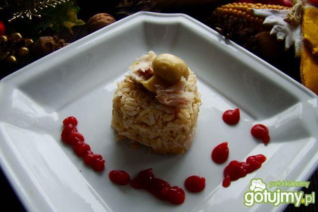 Sałatka z wędzonej makreli i ryżu 