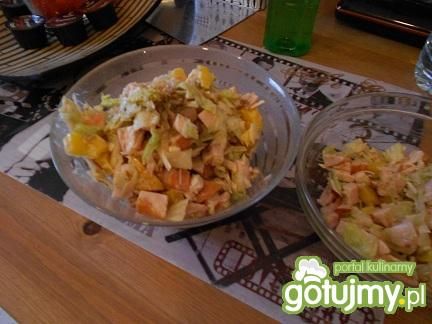 Sałatka z wędzonym kurczakiem 10 Sałatka z wędzonym kurczakiem 10