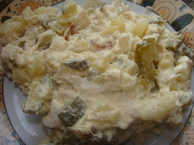 Sałatka z węgorza Sałatka z węgorza