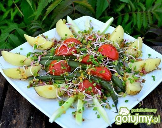 Sałatka z ziemniakami na grilla