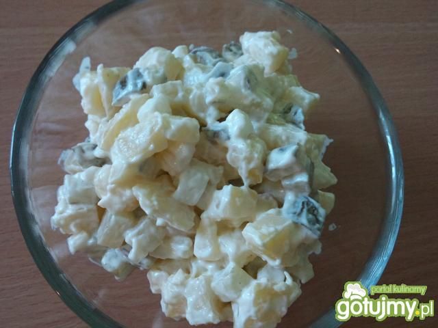 Sałatka z ziemniaków i małosolnych Sałatka z ziemniaków i małosolnych