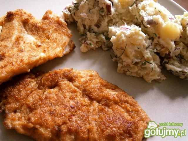 Sałatka z ziemniaków, kopru i czosnku 