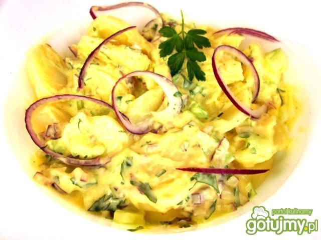 Sałatka z ziemniaków,ogórka i selera Sałatka z ziemniaków,ogórka i selera