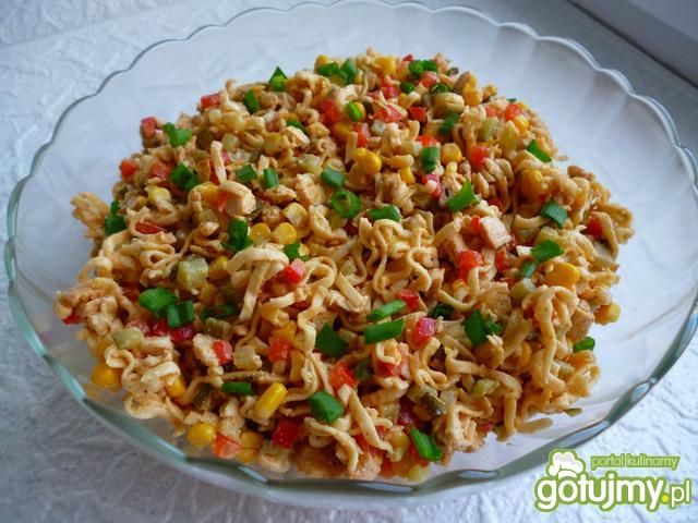 Sałatka z zupek chińskich 10 Sałatka z zupek chińskich 10