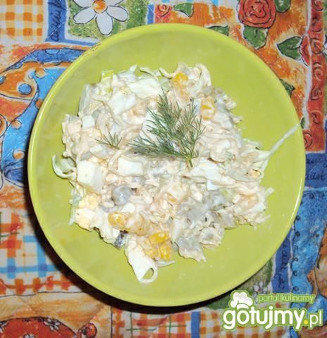 Sałatka z zupek chińskich