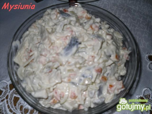 Sałatka ze śledziem