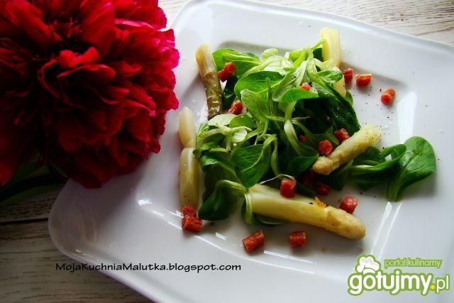 Sałatka ze szparagami wg iwa643