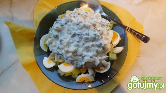 Sałatka ze szpinakiem 