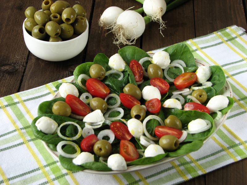 Sałatka ze szpinakiem Sałatka ze szpinakiem