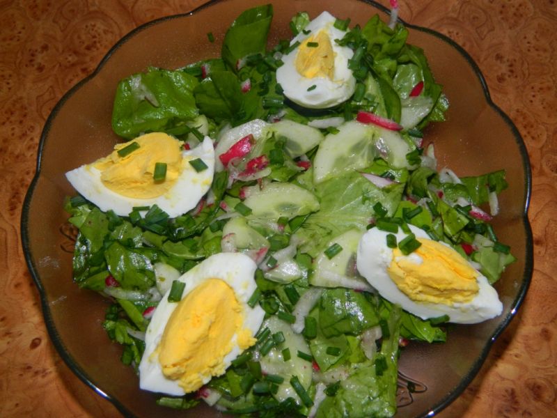 Sałatka ze szpinaku Sałatka ze szpinaku