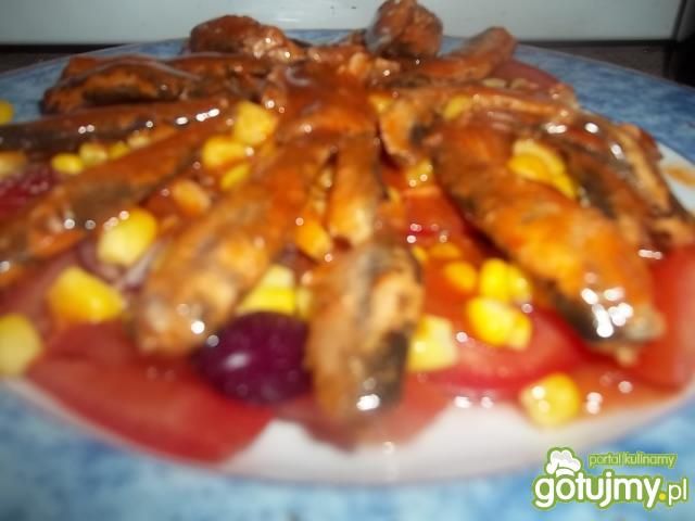 Sałatka ze szprotkami Sałatka ze szprotkami