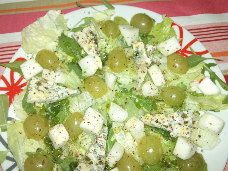 Sałatka zielono-turkusowa