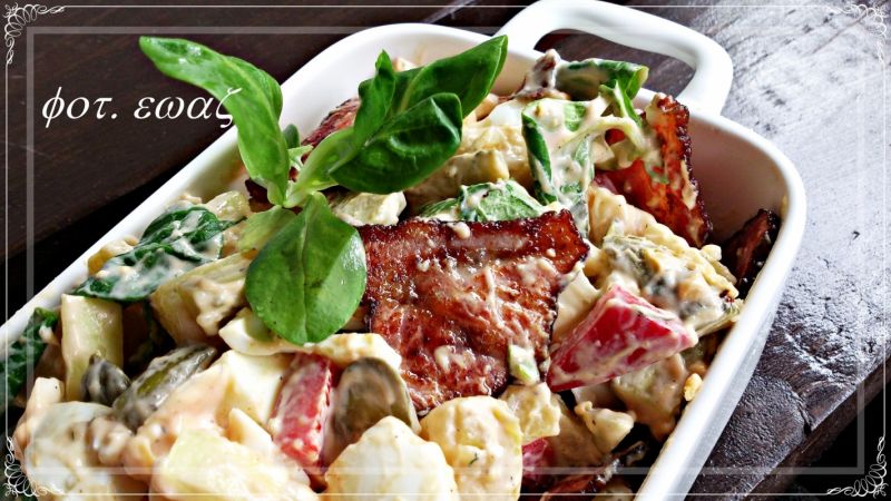 Sałatka ziemniaczana z boczkiem