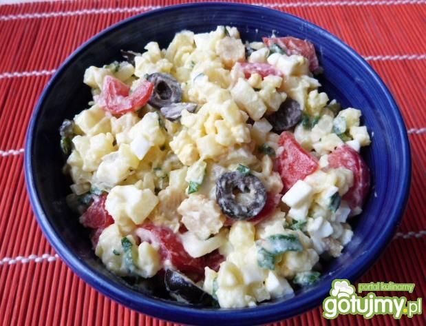Sałatka ziemniaczana z oliwkami 2 Sałatka ziemniaczana z oliwkami 2