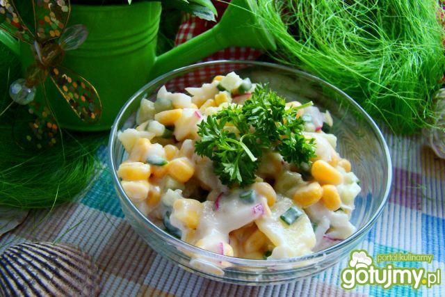 Sałatka ziemniaczana z rzodkiewką  Sałatka ziemniaczana z rzodkiewką