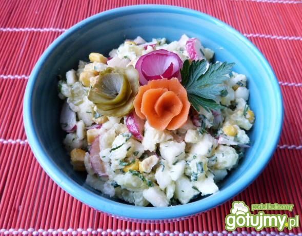 Sałatka ziemniaczana z rzodkiewką