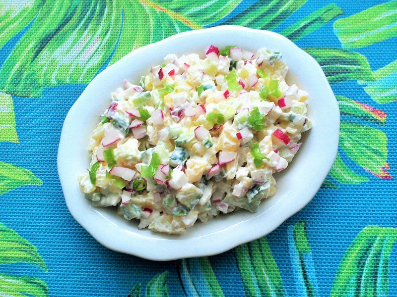 Sałatka ziemniaczana z rzodkiewką