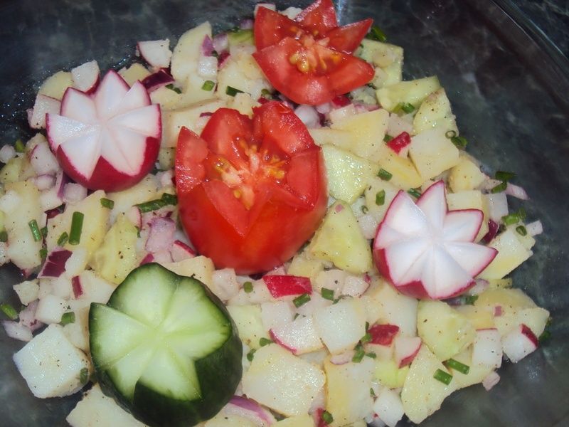 Sałatka ziemniaczano ogórkowa