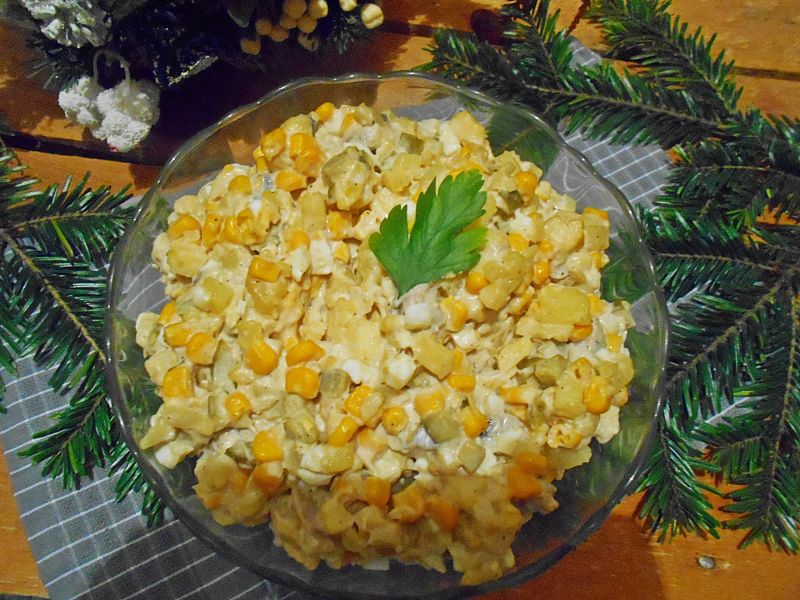 Sałatka ziemniaczano-śledziowa