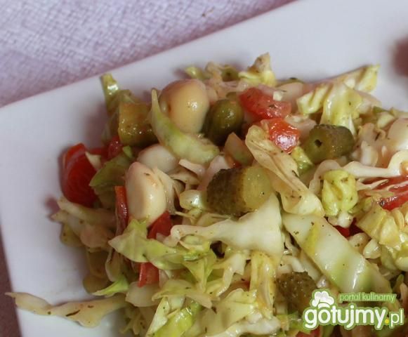 Sałatka zmłodej kapusty 