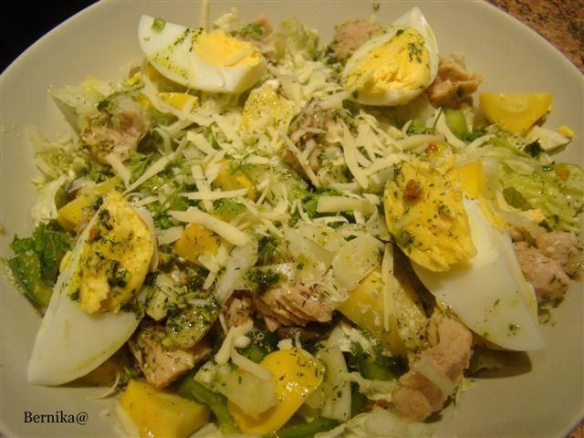 Sałatka żółto-zielona Sałatka żółto-zielona