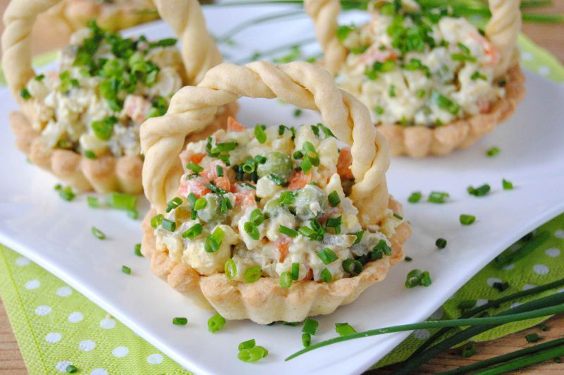 Sałatkowe koszyczki Sałatkowe koszyczki