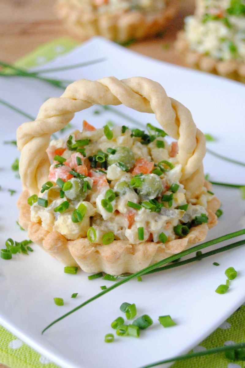 Sałatkowe koszyczki Sałatkowe koszyczki