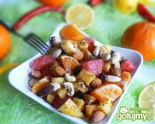 Sałatkowe orzeźwienie grejpfruta 