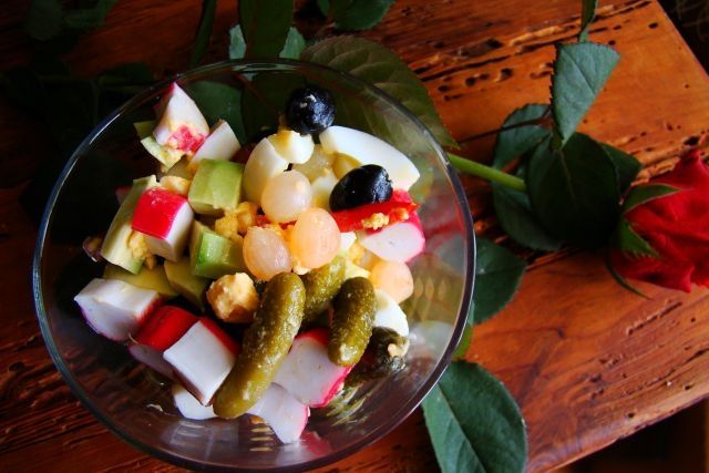 Sałatkowy mix z awokado  Sałatkowy mix z awokado