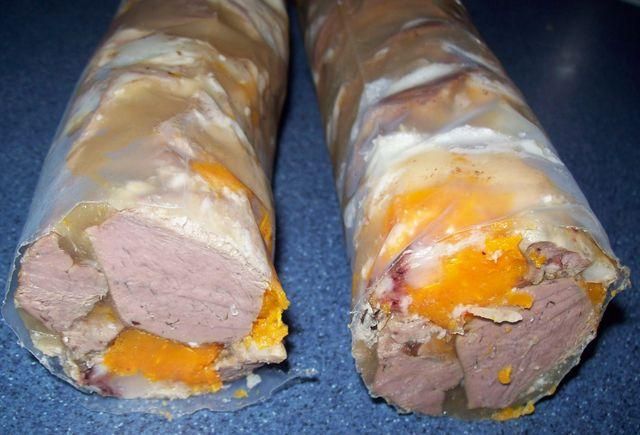 Salceson z serc wieprzowych