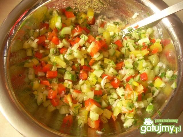 Salsa paprykowo - ogórkowa 