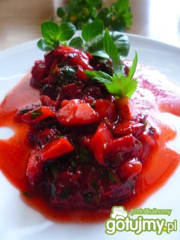 Salsa truskawkowo- balsamiczna Salsa truskawkowo- balsamiczna