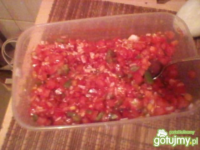 salsa warzywna z ketchupem salsa warzywna z ketchupem