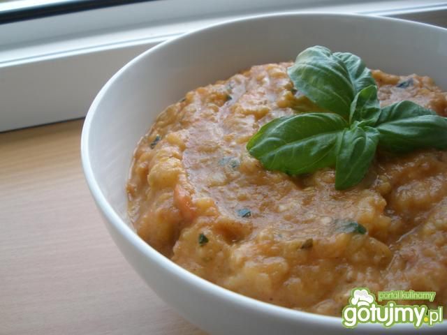 Salsa z bakłażana i pomidorów 