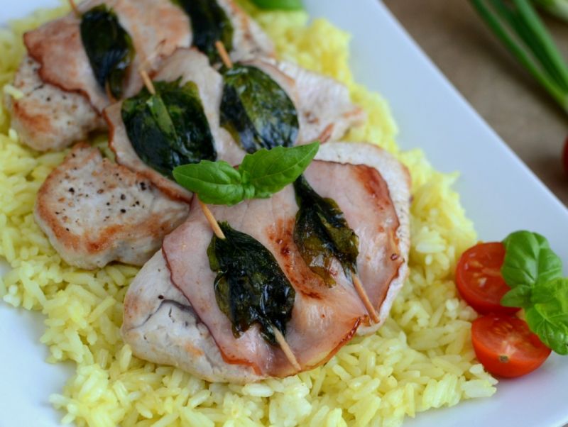Saltimbocca z indyka Saltimbocca z indyka