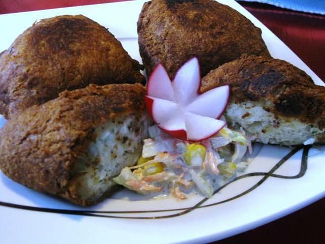 Samosy z ruskim farszem Samosy z ruskim farszem