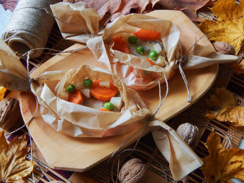 Sandacz w papilotach