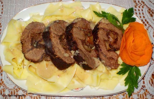 Sarnina pieczona z marynaty : Sarnina pieczona z marynaty :