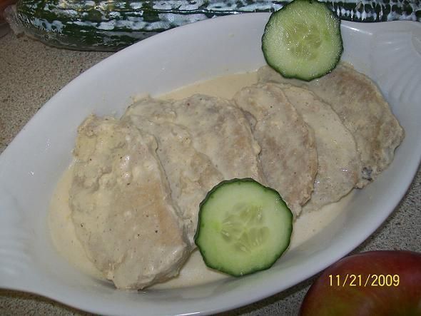 Schab duszony w mleku. Schab duszony w mleku.